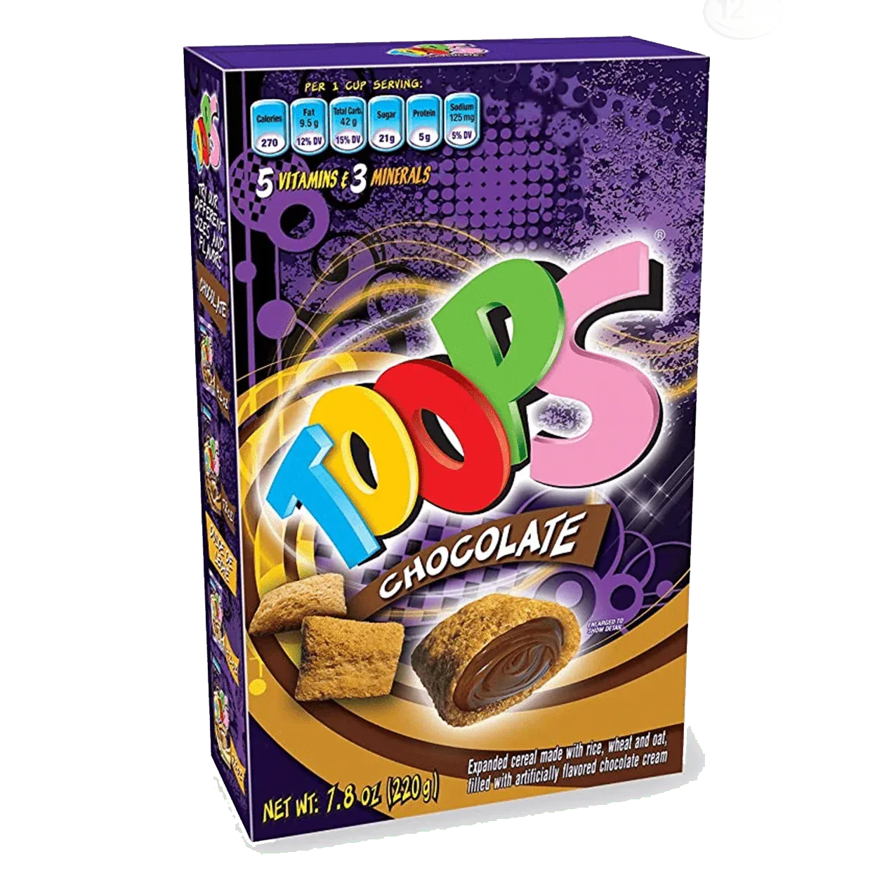TOOPS FLIPS CEREAL CHOCOLATE 220 GR - 11.3 OZ