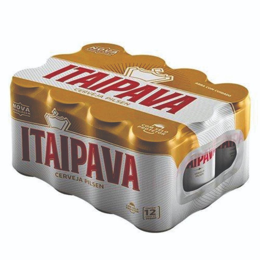 ITAIPAVA CERVEJA PILSEN PREM 350 ML 12 PK-CAN
