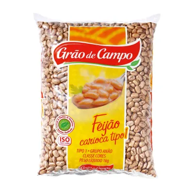 GRAO DE CAMPO FEIJAO CARIOCA TIPO 1 1 KG