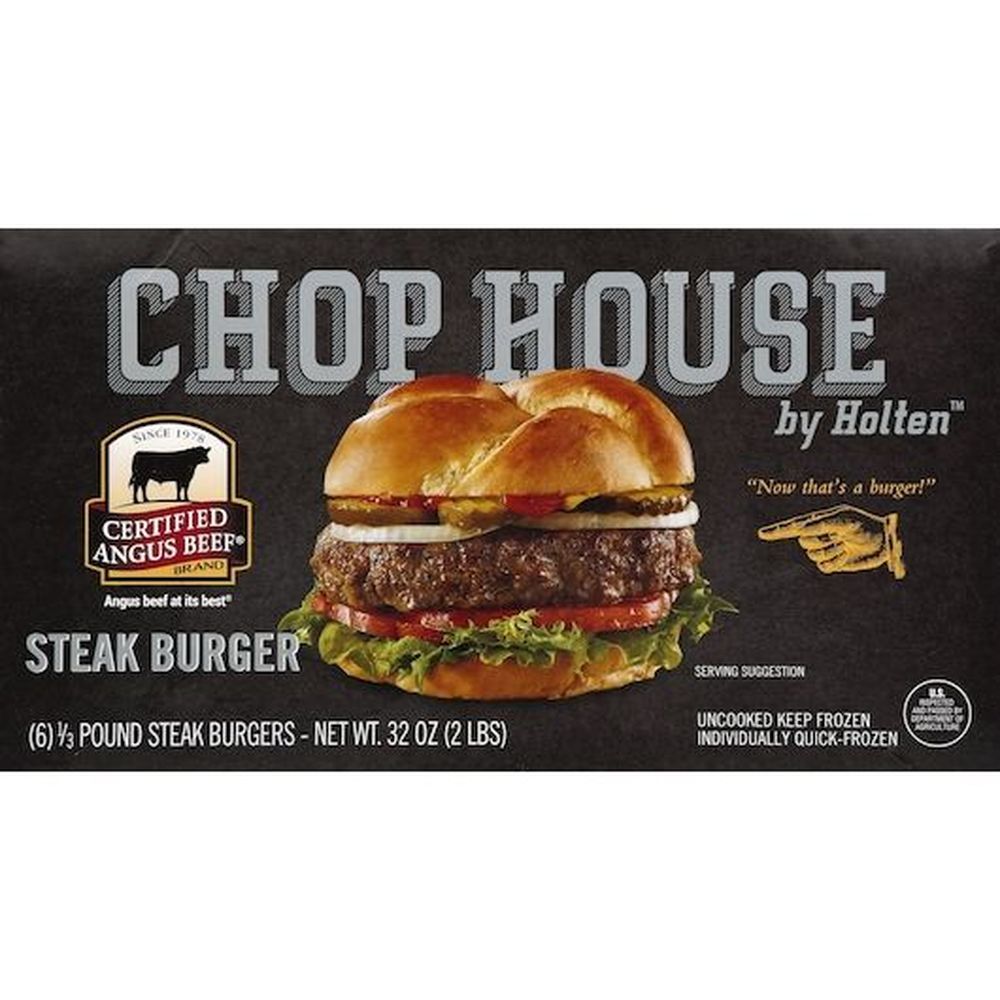 HOLTEN MEATS BURGER CHOP HOUSE STEAK 2 LB