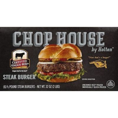 HOLTEN MEATS BURGER CHOP HOUSE STEAK 2 LB