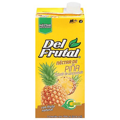 DEL FRUTAL NECTAR DE PINEAPPLE 33.8 FL OZ