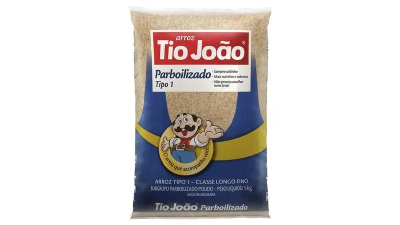 TIO JOAO ARROZ PARBOILED RICE 5 LB