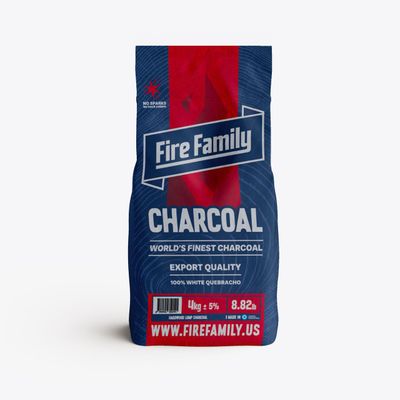 FIRE FAMILY CHARCOAL CARVAO 8.82 LB