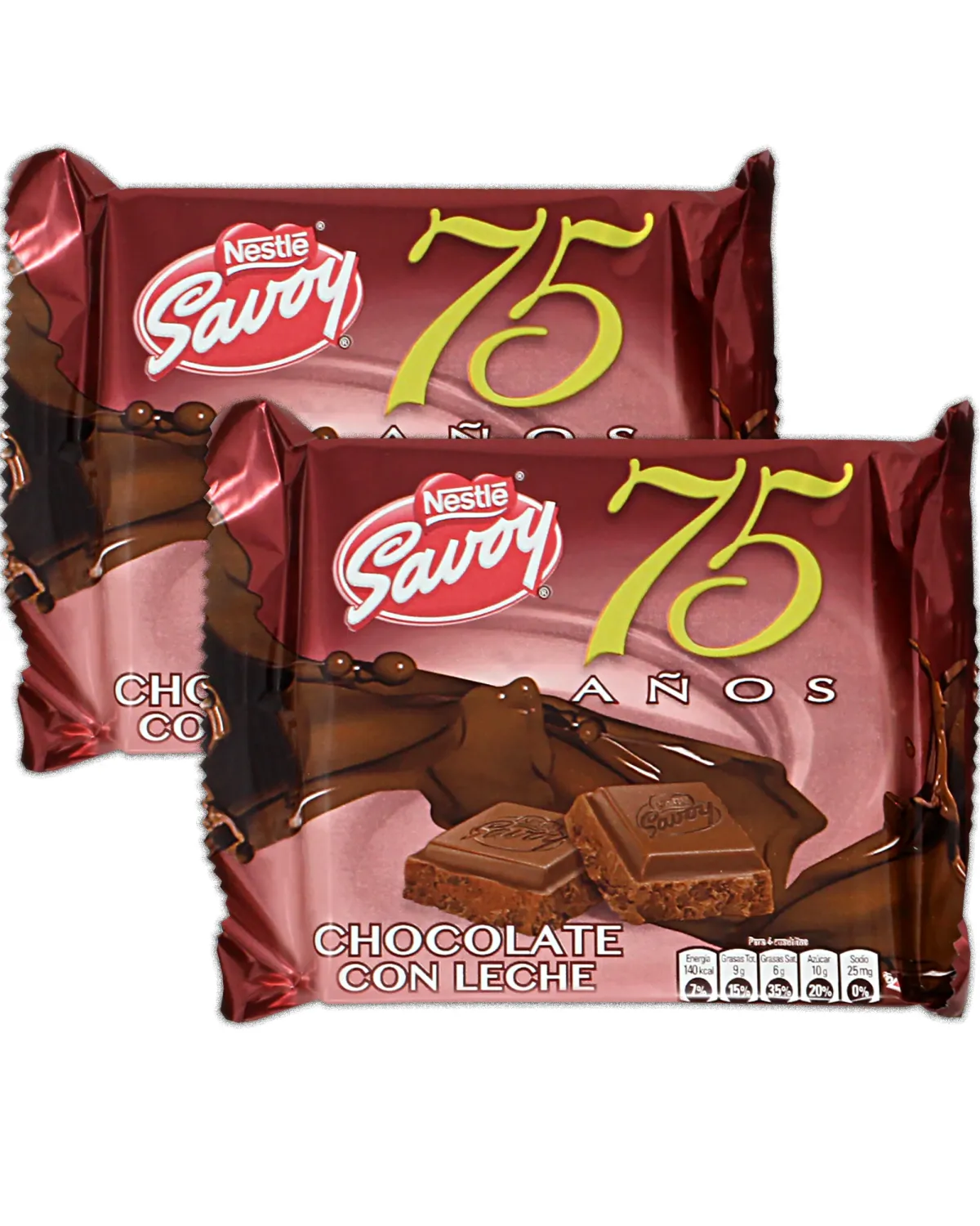 SAVOY CHOCOLATE 75 ANIVERSARIO MILK 100 GR