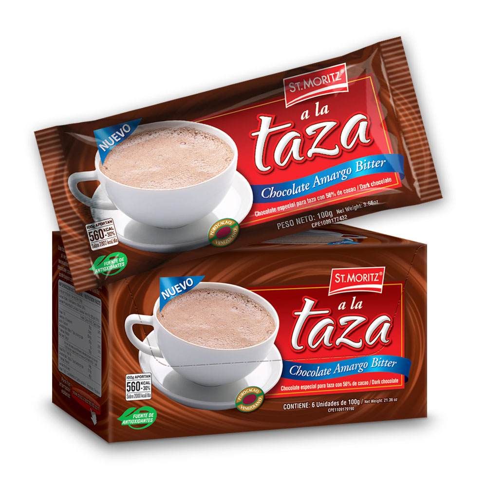 ST MORITZ CHOCOLATE A LA TAZA 100 GR