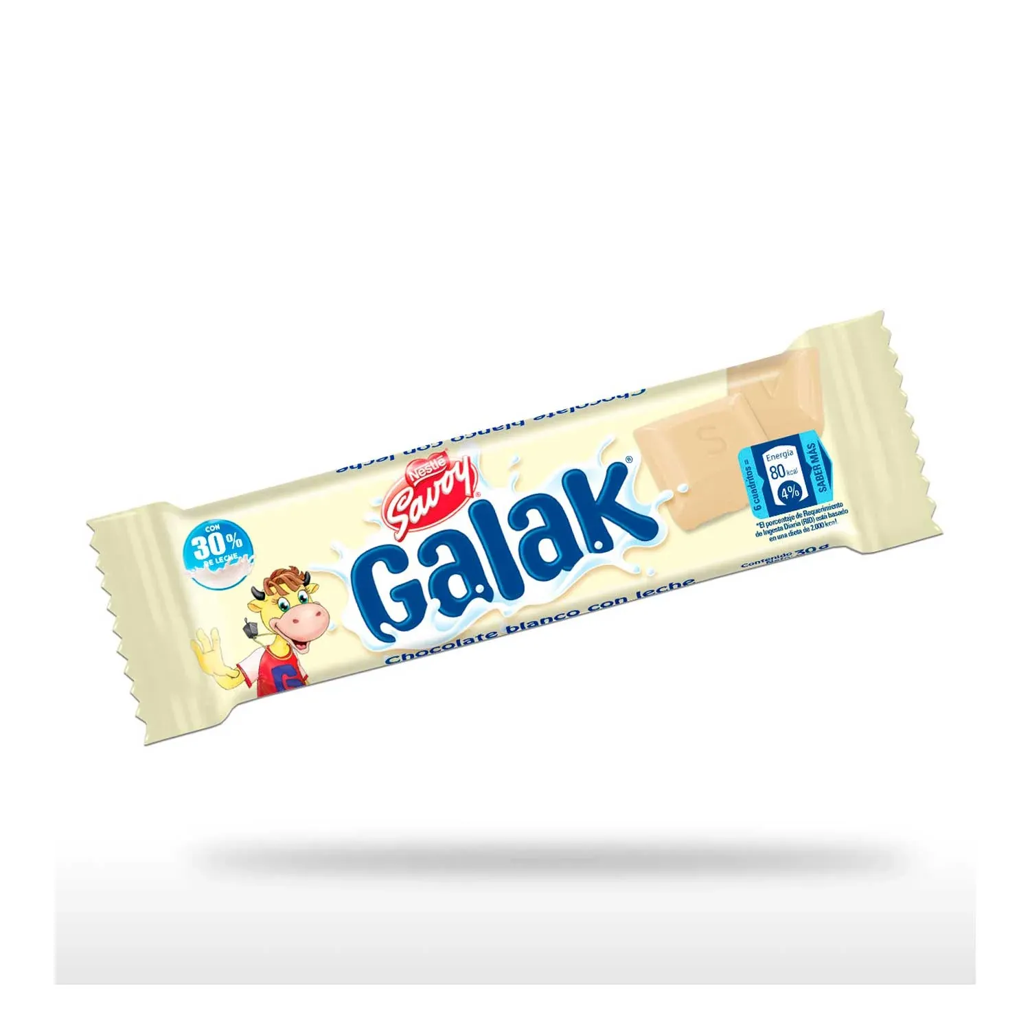 SAVOY GALAK CHOCOLATE BLANCO 30 GR