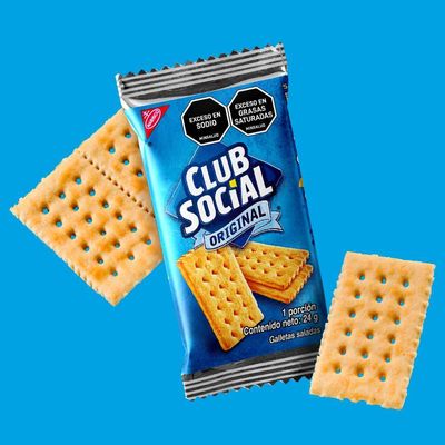 NABISCO CLUB SOCIAL ORIG GALLETAS 26 G 9 PCK