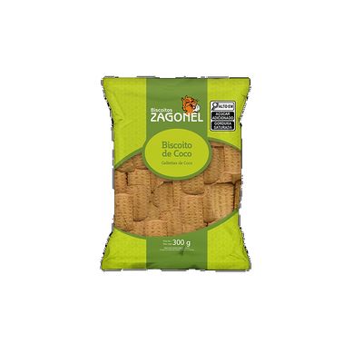 ZAGONEL BISCOITO DE COCO 300 GR
