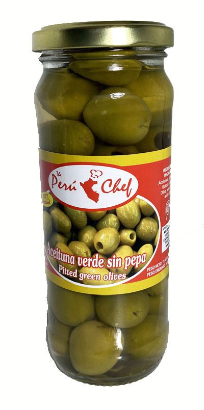 PERUCHEF ACEITUNA VERDE SIN PEPA 11.64 OZ