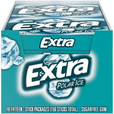 EXTRA POLAR ICE GUM 15 STICKS