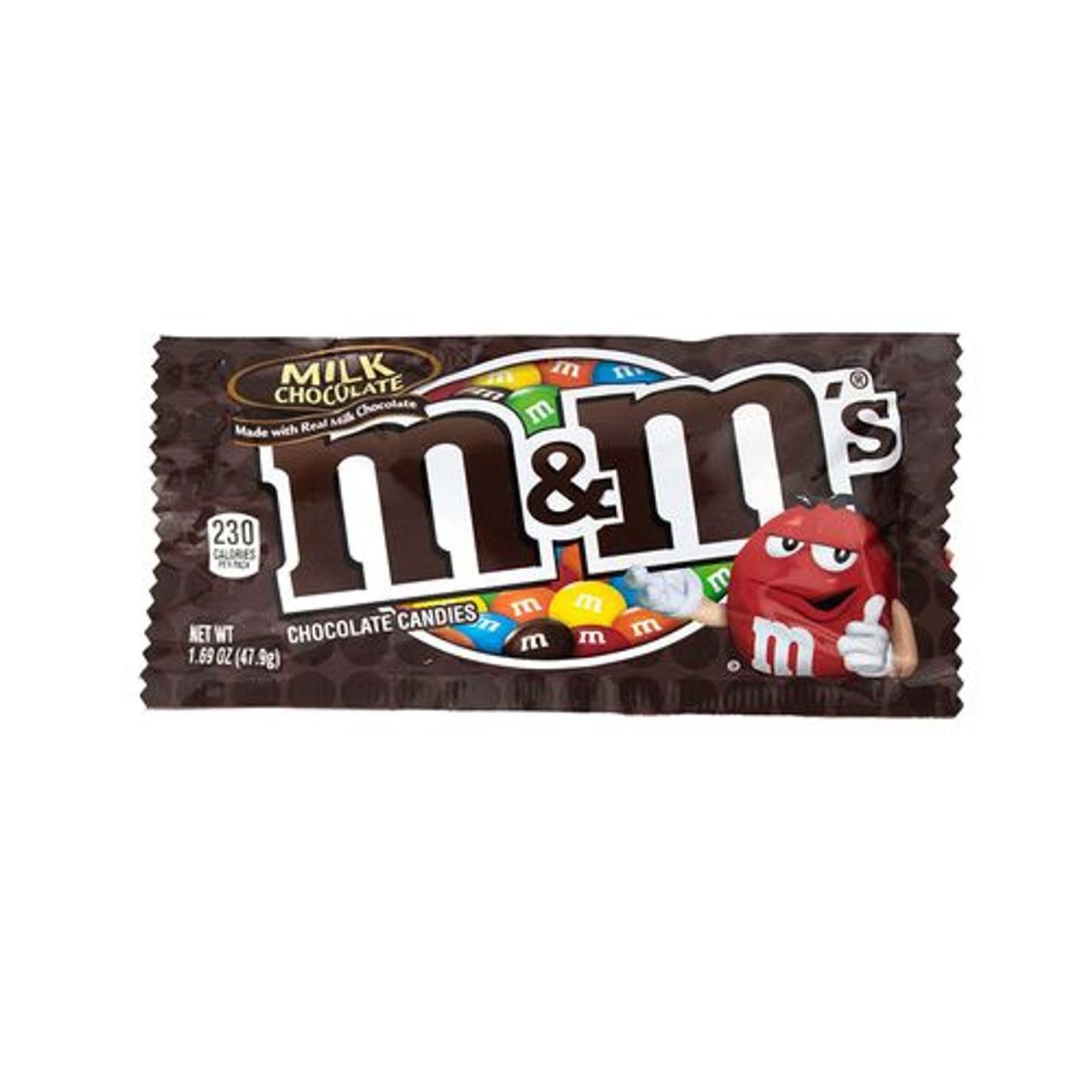 M &amp; M MILK CHOCOLATE SS 47.9 G - 1.69 OZ
