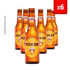 POKER CERVEZA LAGER 11 OZ 6 PACK - BOT
