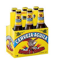 AGUILA CERVEZA LAGER 11 OZ 6 PACK - BOT