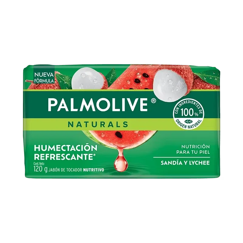 PALMOLIVE JABON SANDIA Y LYCHEE 120 GR