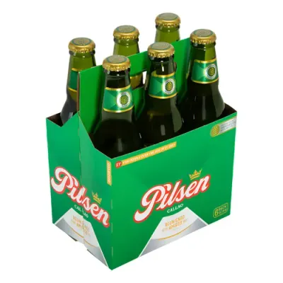 PILSEN CERVEZA CLASSIC LAGER 11 OZ 6 PACK BOT