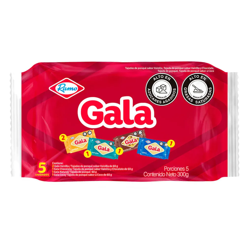 GALA PONQUE RAMO 315 GR - 5 PACK