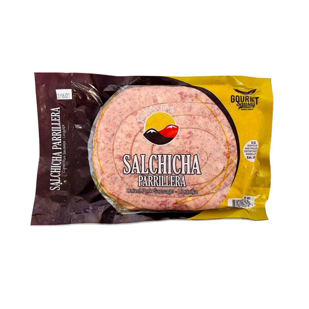 LOS ANDES SALCHICHA PARRILLERA 16 OZ