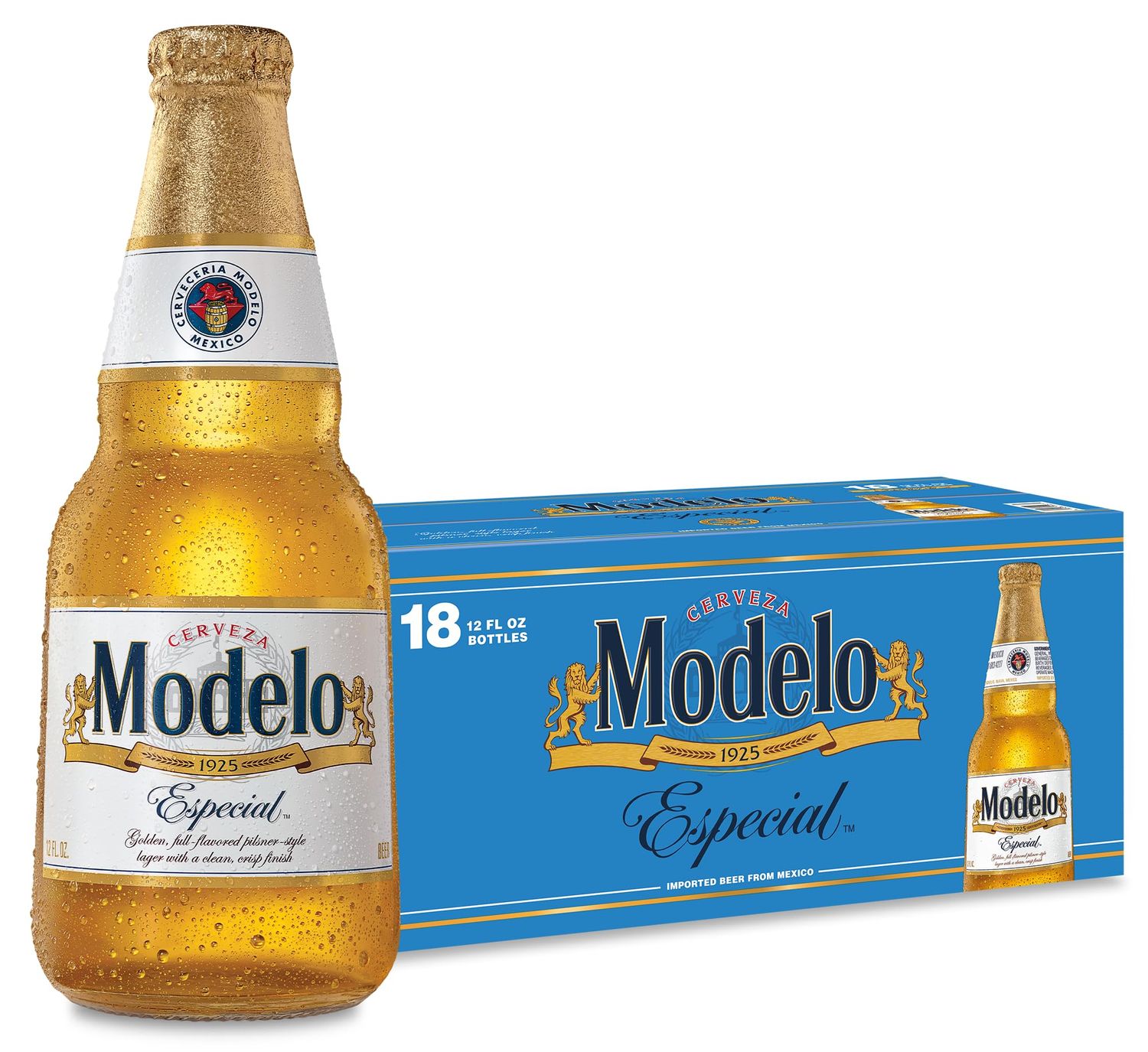 MODELO ESPECIAL CERVEZA 12 OZ - BOT 18 PCK