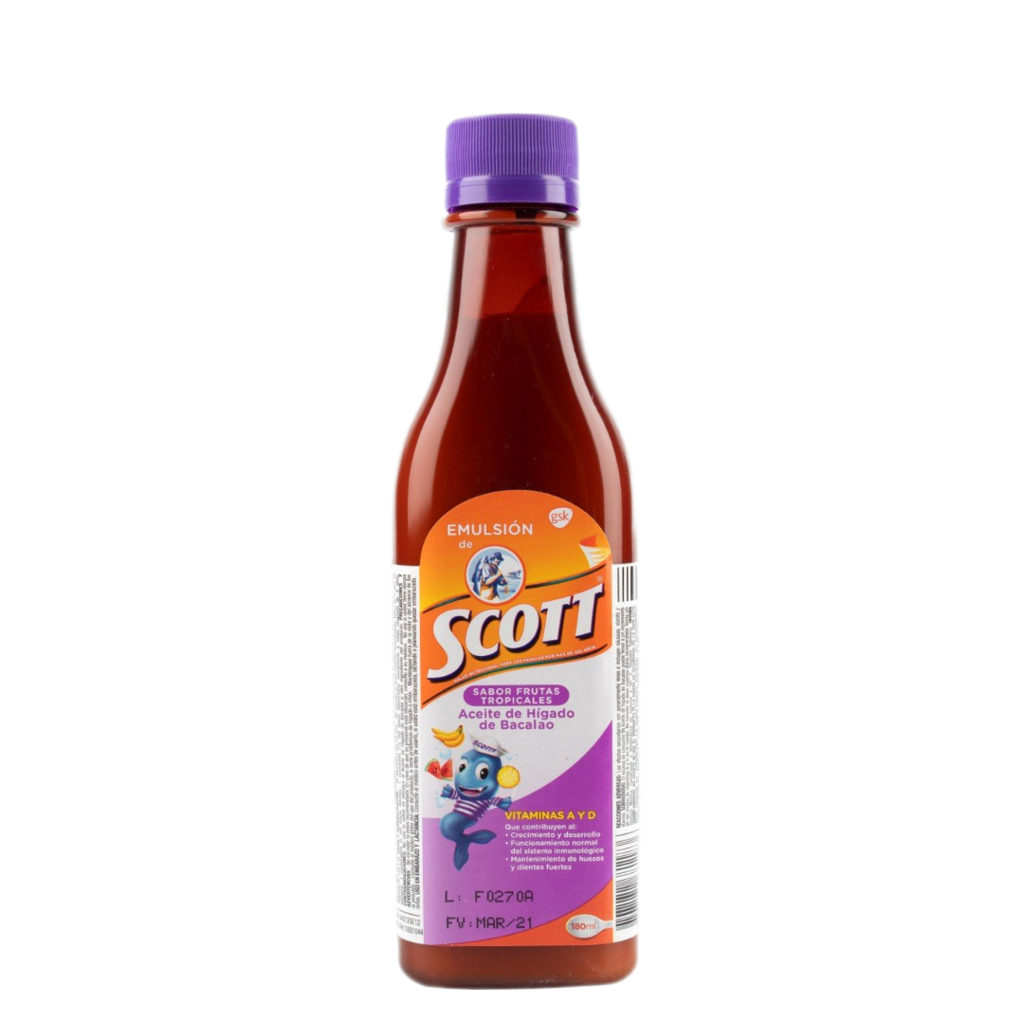 EMULSION DE SCOTT FRUTAS TROPICALES 180 ML