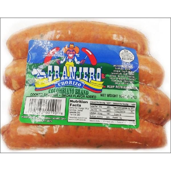 COLOMBIANO BRAND CHORIZO GRANJERO 16 OZ