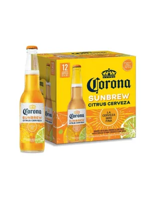 CORONA CERVEZA SUNBREW 12 FL OZ - BOT 6 PACK
