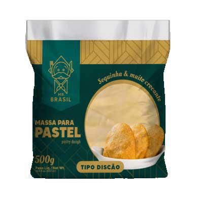 MR BRASIL MASSA PASTEL DISCO MEDIO 500 GR