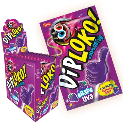 DIP LOKO LOLLIPOP GRAPE UVA 11 GR