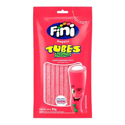 FINI TUBES MORANGO/ CITRICO 80 GR