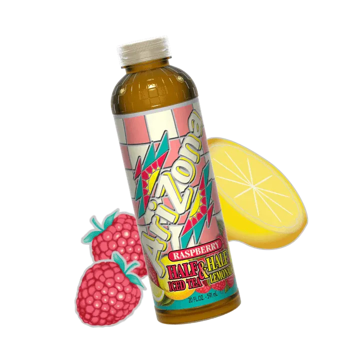 ARIZONA TALLBOY RASPBERRY H&amp;H 20 OZ