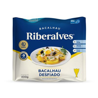 RIBERALVES BACALHAU DESFIADO 400 GR
