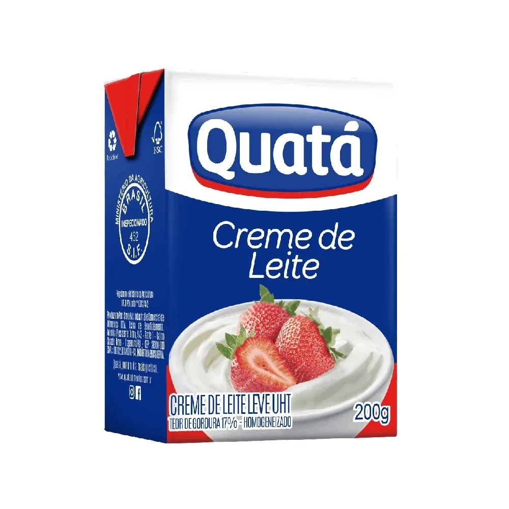 QUATA CREME DE LEITE 200 GR