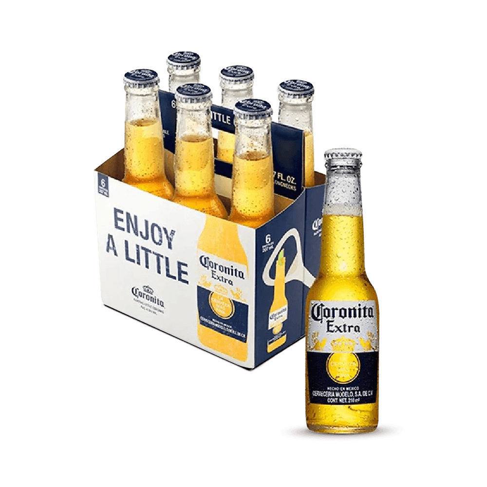 CORONITA EXTRA CERVEZA 7 FL OZ - BOT 6 PACK
