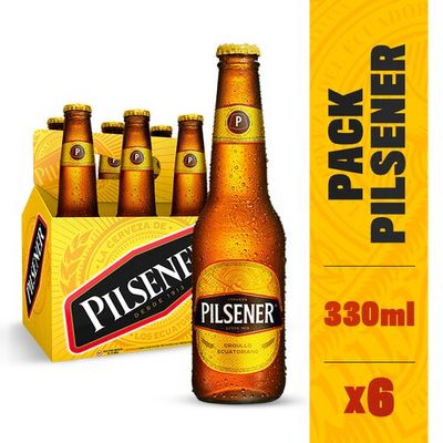 PILSENER CERVEZA URUG BOT 11.20 OZ - 6 PACK