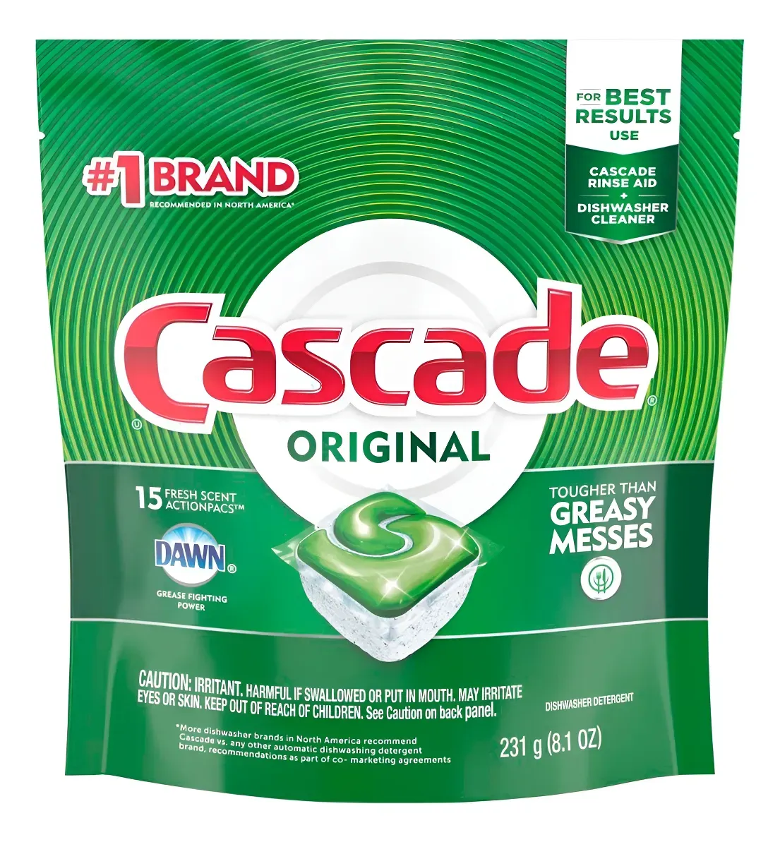 CASCADE DISHWASH SOAP 4 CT