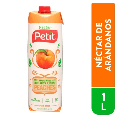 PETIT NECTAR DURAZNO - PEACH NECTAR 1 LT