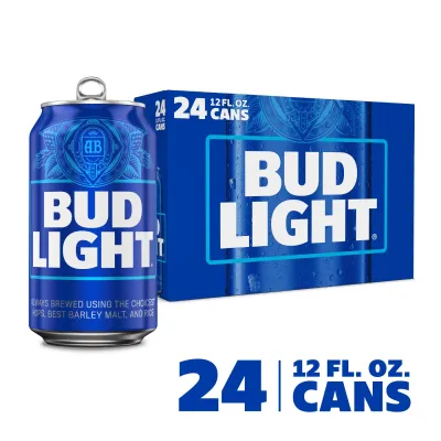 BUD LIGHT CERVEZA 12 FL OZ - CAN 12 PACK