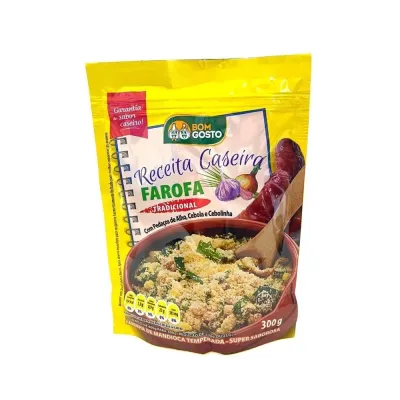 BOM GOSTO FAROFA MANDIOCA TRADICIONAL 300 GR