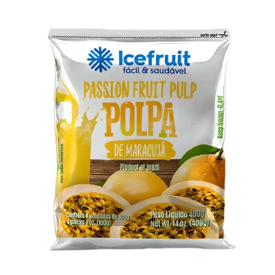 ICE FRUIT POLPA MARACUJA PASSION FRUIT 400 GR