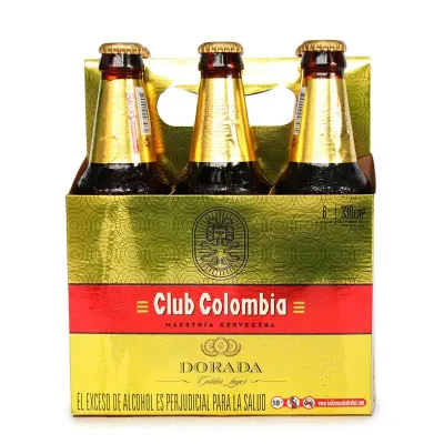 CLUB COLOMBIA CERVEZA 12 FL OZ - BOT 6 PCK