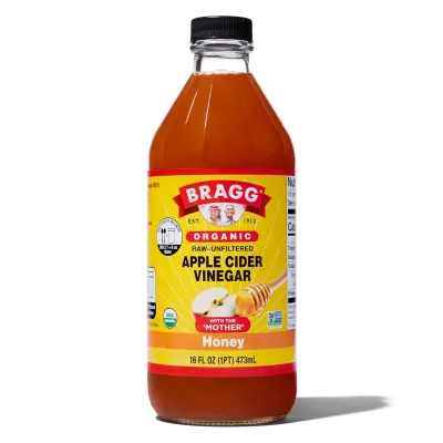 BRAGGER VINEGAR APPLE CIDER 16 OZ
