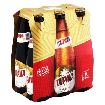 ITAIPAVA CERVEJA PILSEN 330 ML 6 PCK -BOT