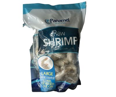 PANAMEI UNCOOKED SHRIMP EZ PEEL 26/30 1 LB