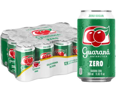 GUARANA ANTARCTICA DIET ZERO 12 OZ CAN 12 PCK