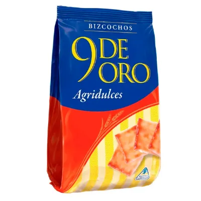9 DE ORO BIZCOCHOS AGRIDULCES 210 GR