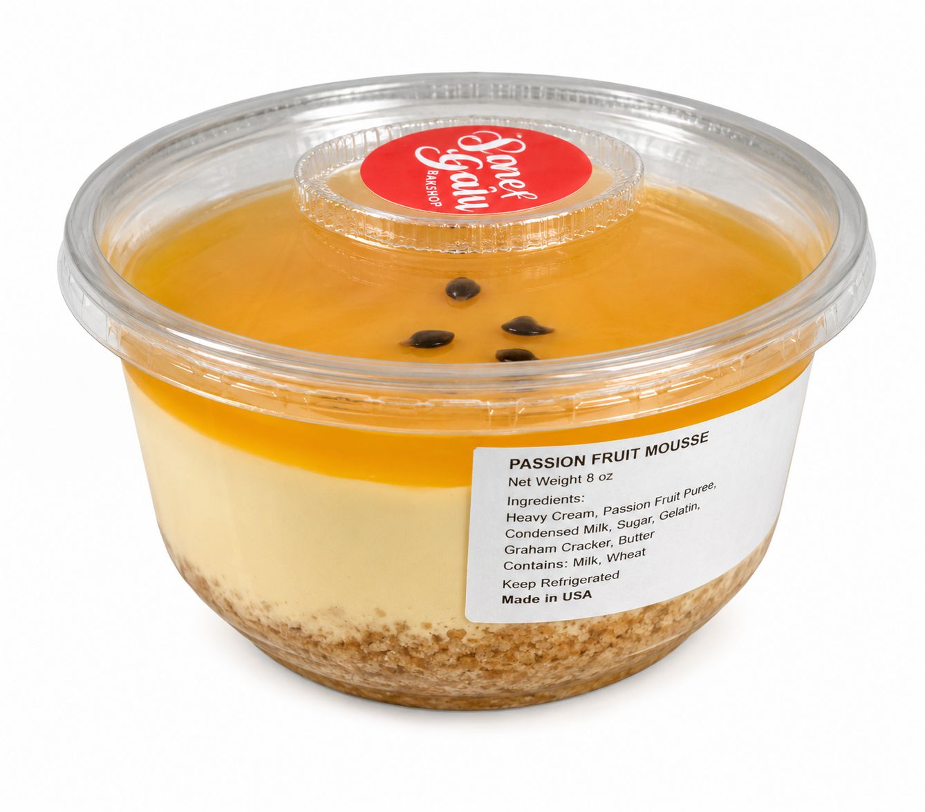 PASSION FRUIT MOUSSE 8 OZ