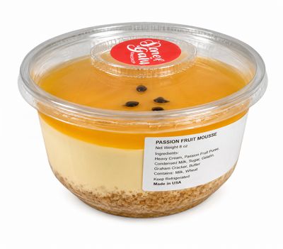 PASSION FRUIT MOUSSE 8 OZ