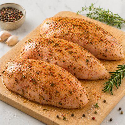 PECHUGA DE POLLO CONDIMENTADA- PEITO (LB)