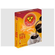 3 CORACOES FILTRO DE PAPEL PARA CAFE 103