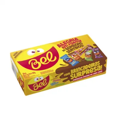 BEL BOMBONS SORTIDOS BAR CAIXA 180 GR